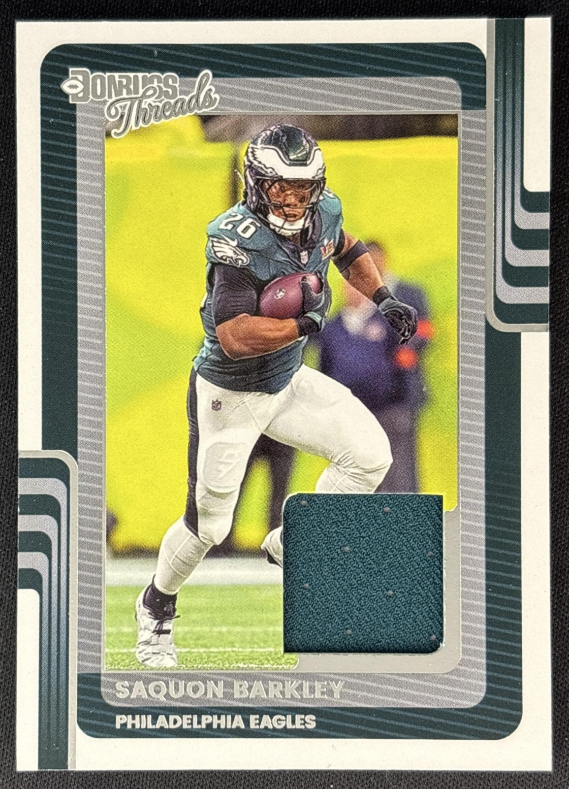 Saquon Barkley 2025 Panini Donruss Threads Eagles Sports Trading Cards