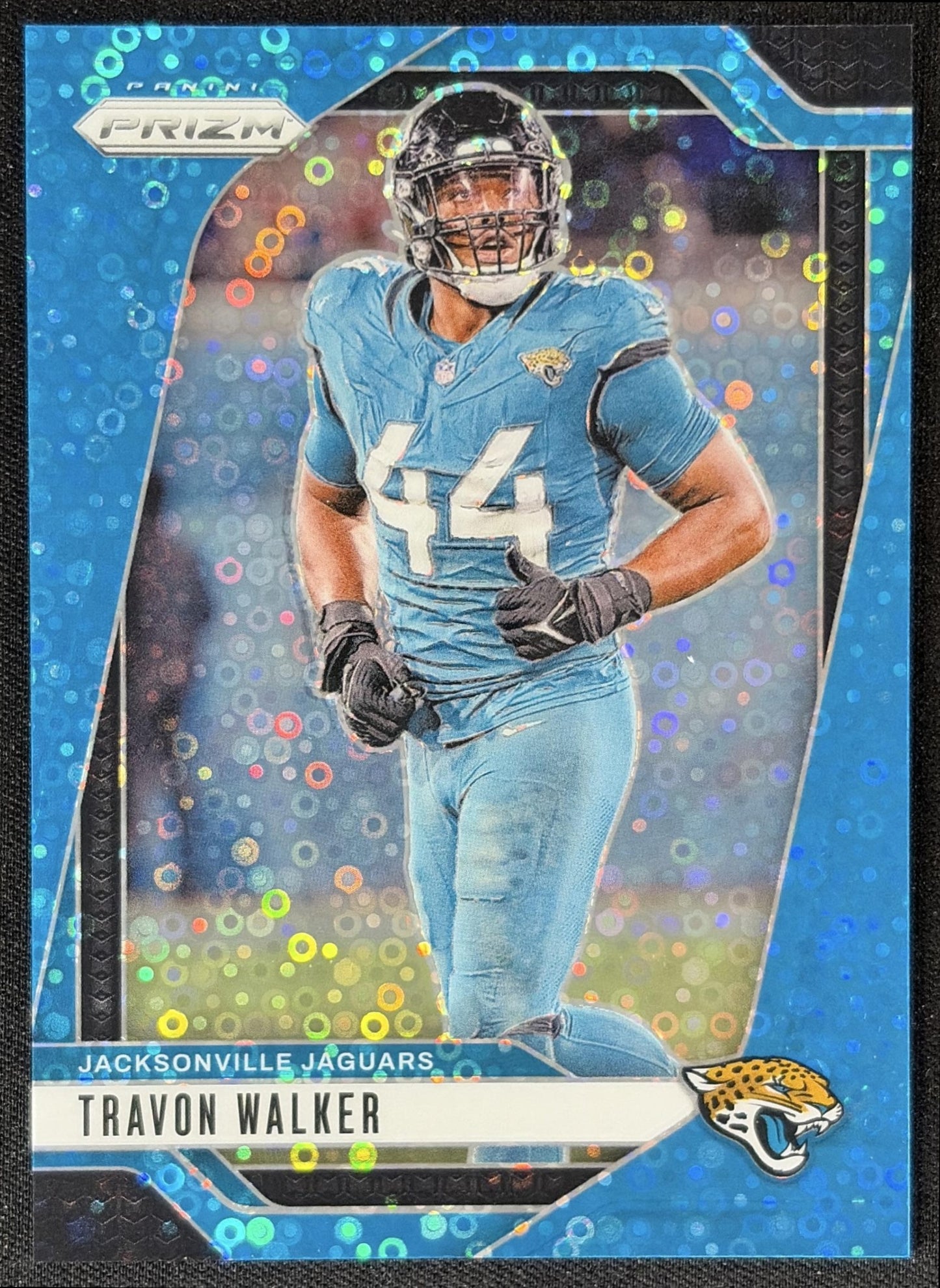 Travon Walker 2024 Panini Prizm No Huddle Blue /99 Jaguars