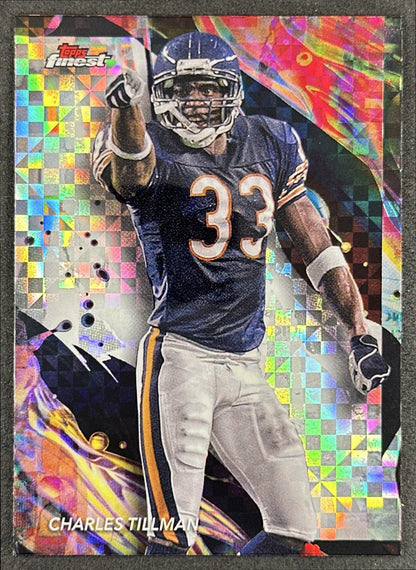 Charles Tillman 2024 Topps Finest XFractor Refractor Bears