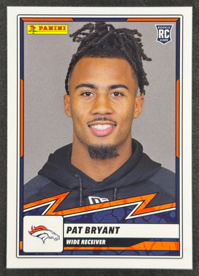 Pat Bryant Panini Sticker Pack Card Broncos Sports Trading Card