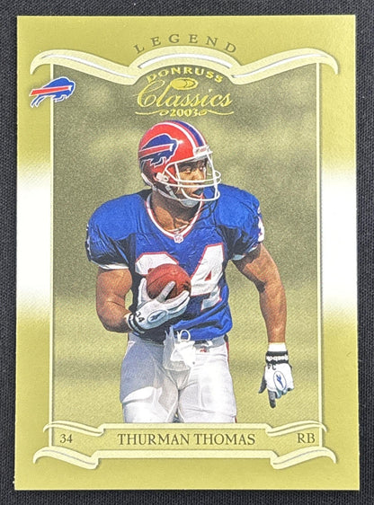 Thurman Thomas 2003 Donruss Classics /1000 Bills