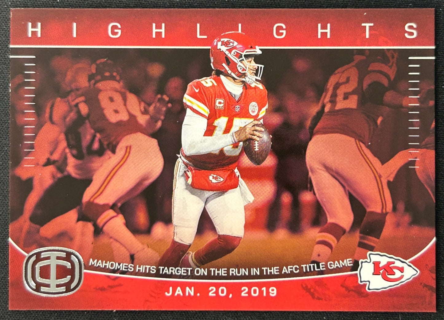Patrick Mahomes II 2025 Icon Highlights IC-6 Chiefs Default Title Sports Trading Cards
