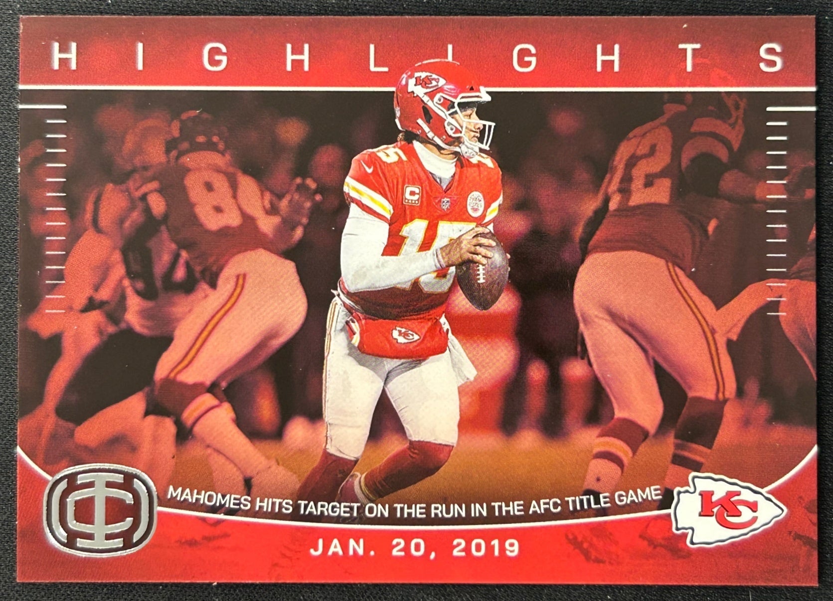 Patrick Mahomes II 2025 Icon Highlights IC-6 Chiefs Default Title Sports Trading Cards