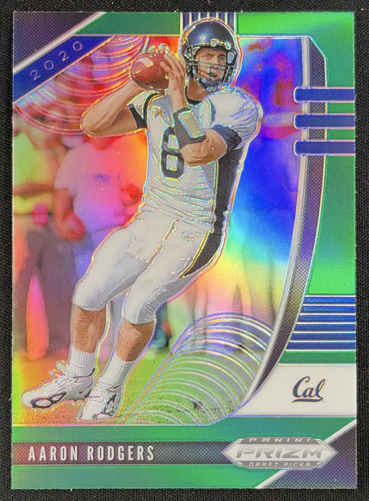 Aaron Rodgers 2020 Panini Prizm Draft Picks Prizms Green Golden Bears