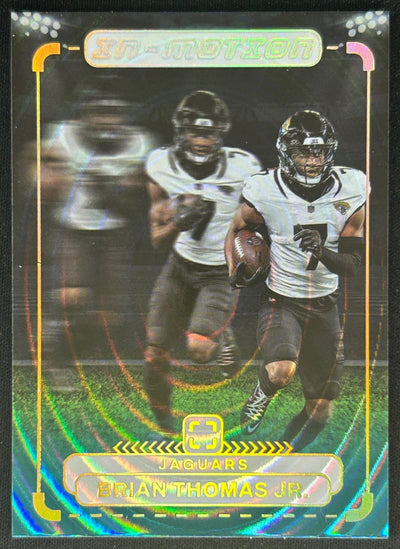 Brian Thomas Jr. 2025 PhotoGenic In-Motion Jaguars - Front