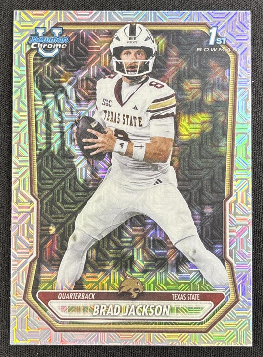 Brad Jackson 2026 Bowman Chrome Prospects Mojo Refractor Bobcats