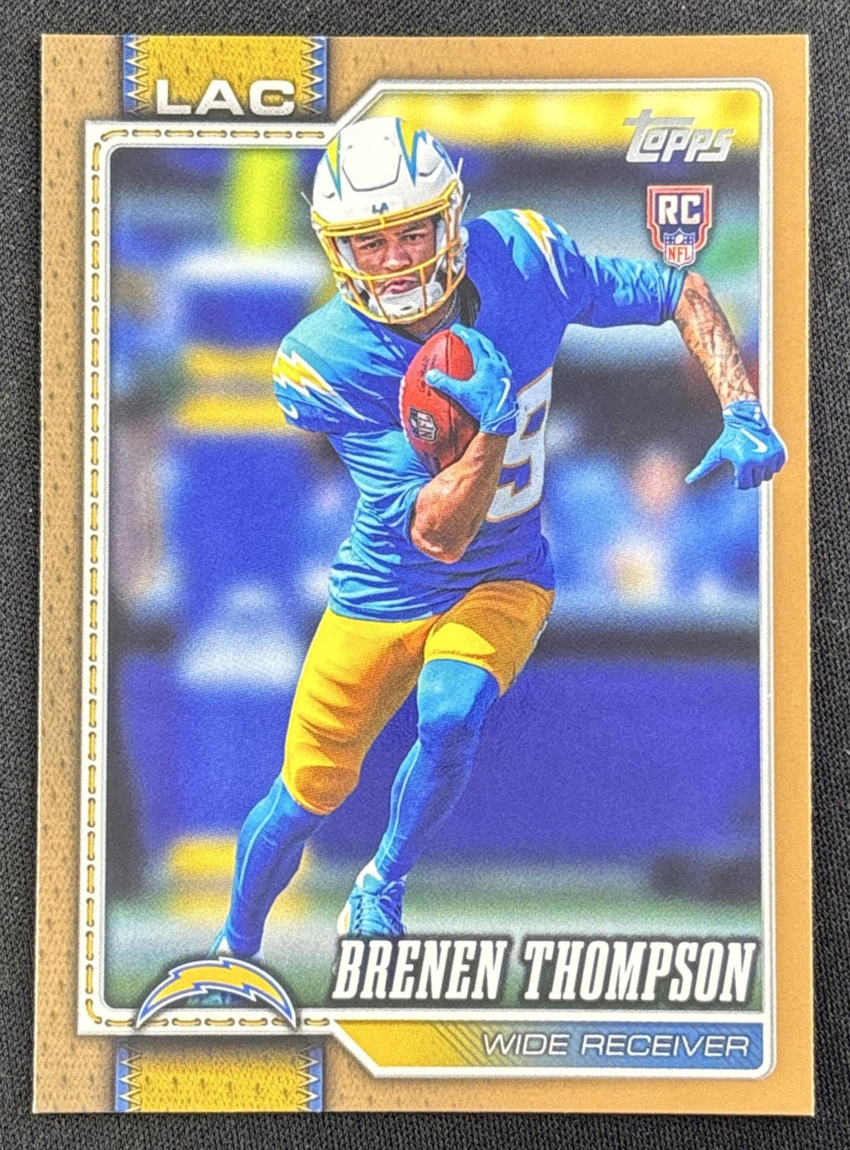 Brenen Thompson 2026 Topps Gold /2026 Chargers
