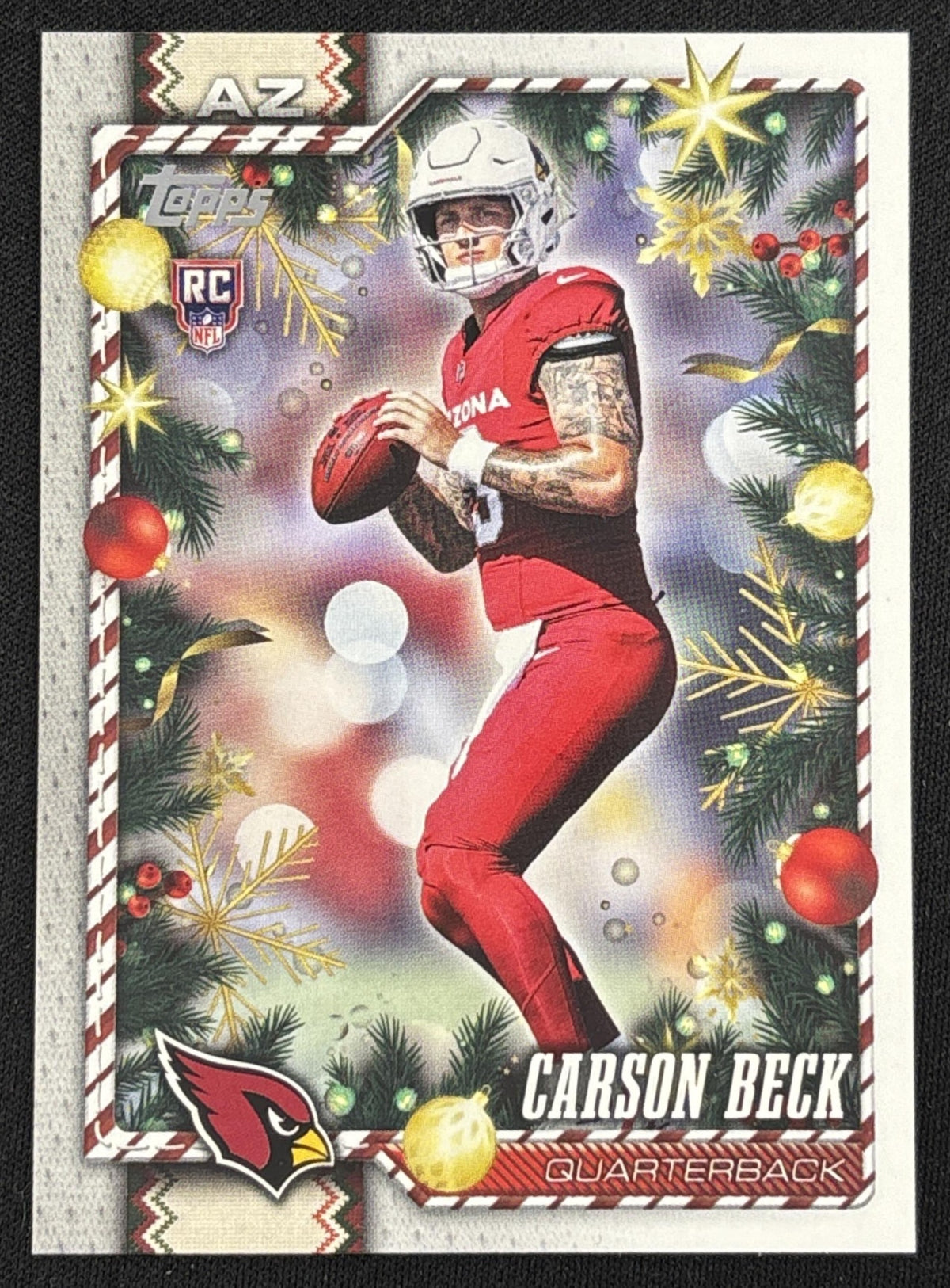 Carson Beck 2026 Topps Holiday Back Variation Cardinals - Front