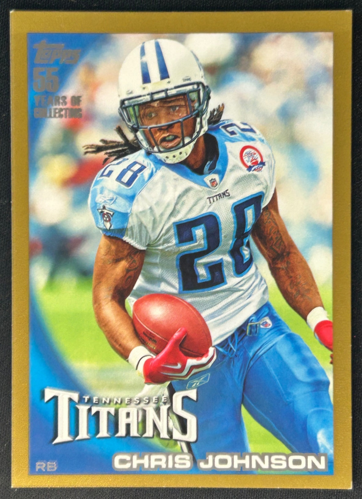 Chris Johnson 2010 Gold /2010 Titans - front
