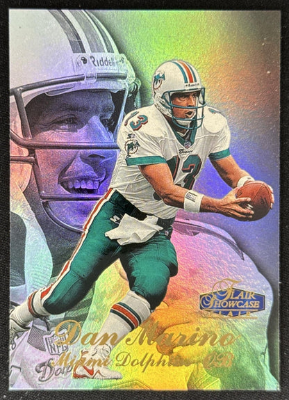 Dan Marino 1998 Fleer Flair Showcase Row 3 Dolphins Sports Trading Card