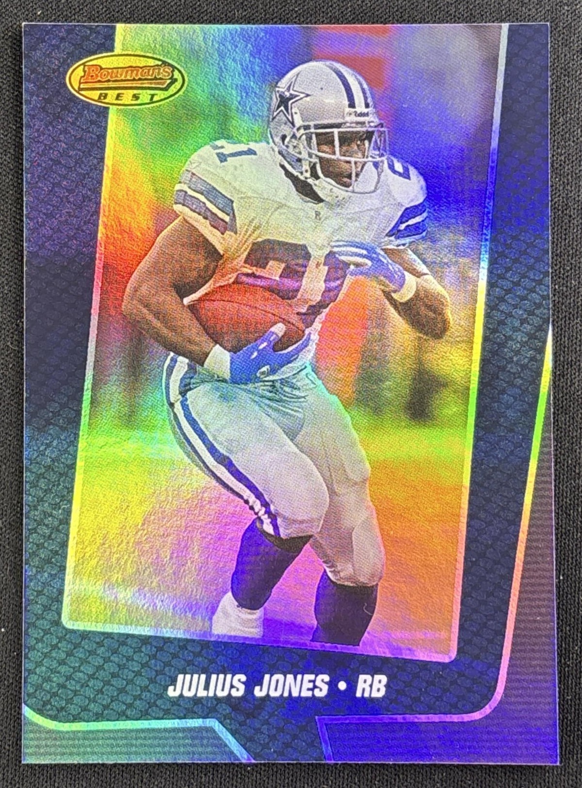 Julius Jones 2005 Bowman's Best Blue /1399 Cowboys Sports Trading Card