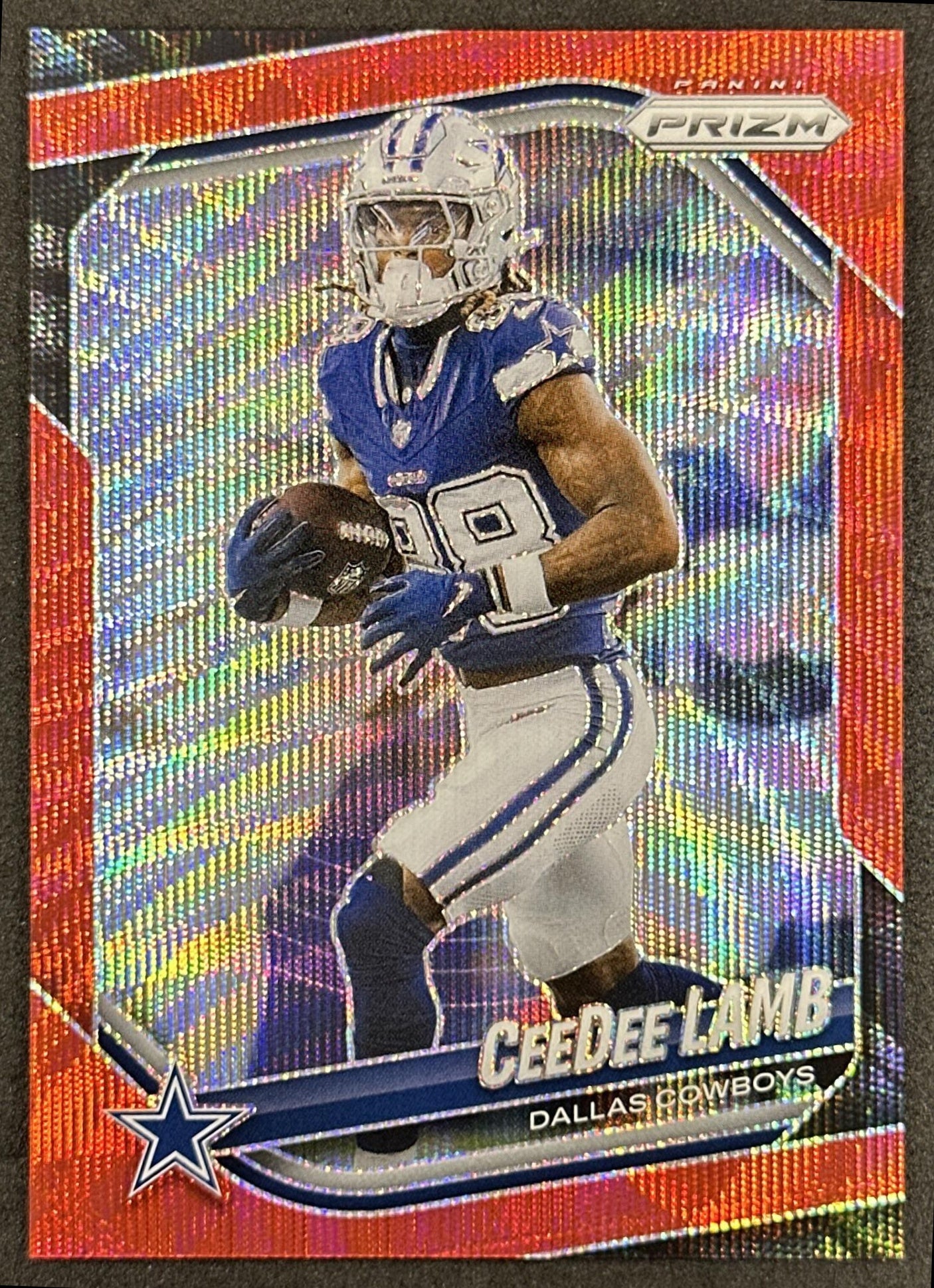 CeeDee Lamb 2025 Panini Prizm Red Wave /149 Cowboys