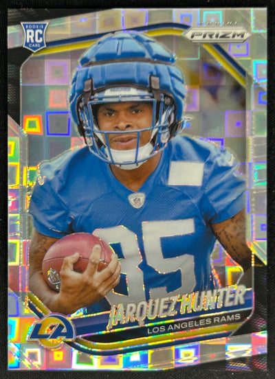 Jarquez Hunter 2025 Panini Prizm Pandora /400 Rams Sports Trading Cards