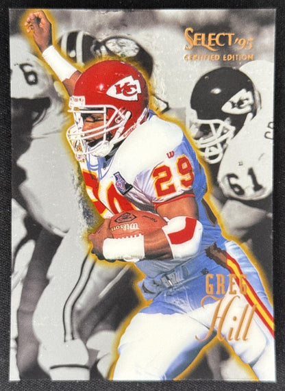 Greg Hill 1995 Pinnacle Select Certified Chiefs