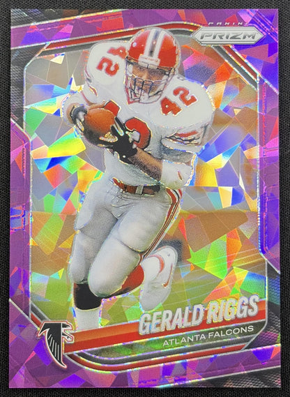 Gerald Riggs 2025 Panini Prizm Purple Ice /225 Falcons