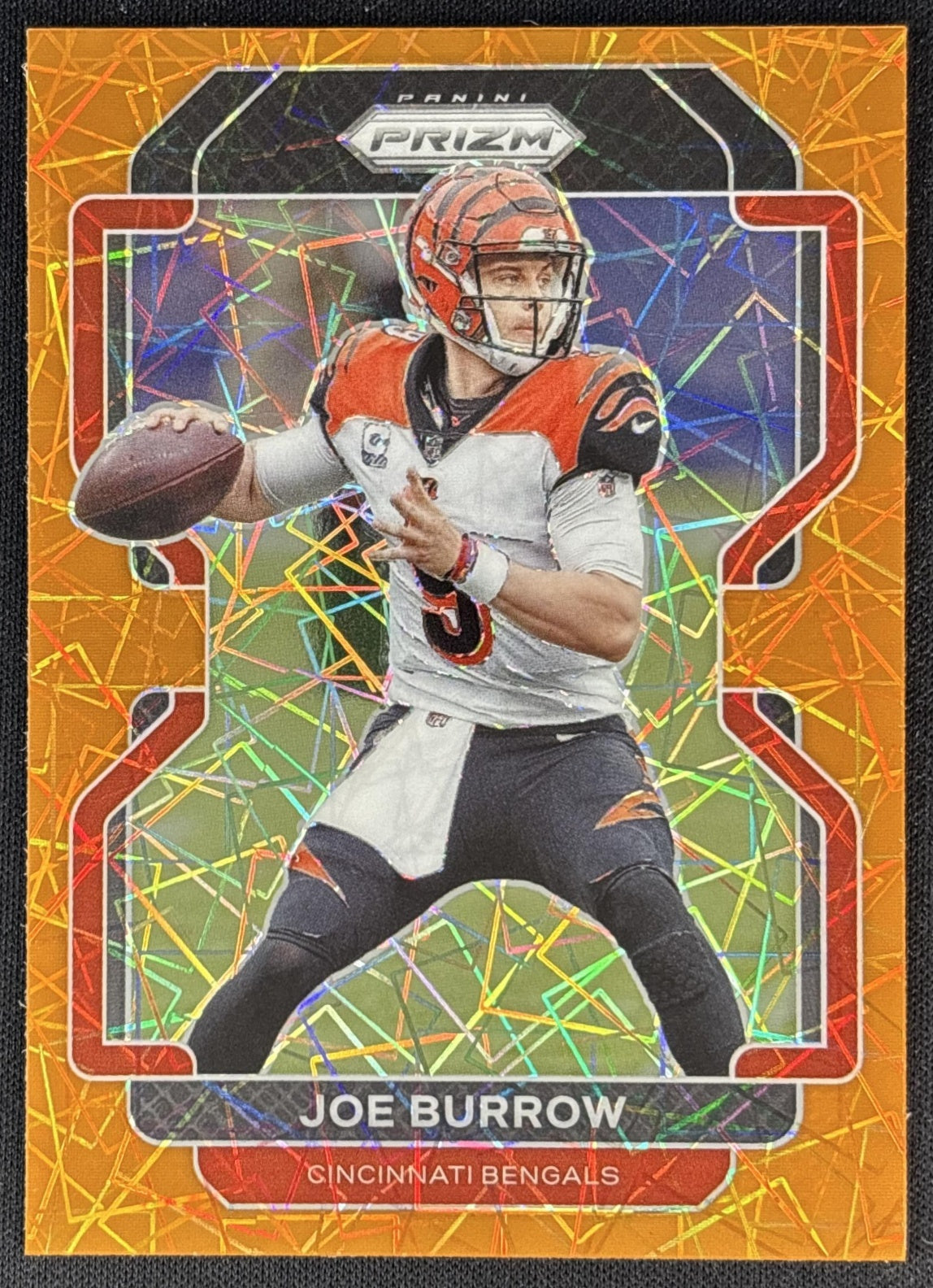 Joe Burrow 2021 Panini Prizm Lazer Bengals