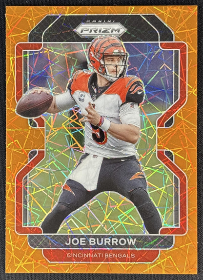 Joe Burrow 2021 Panini Prizm Lazer Bengals