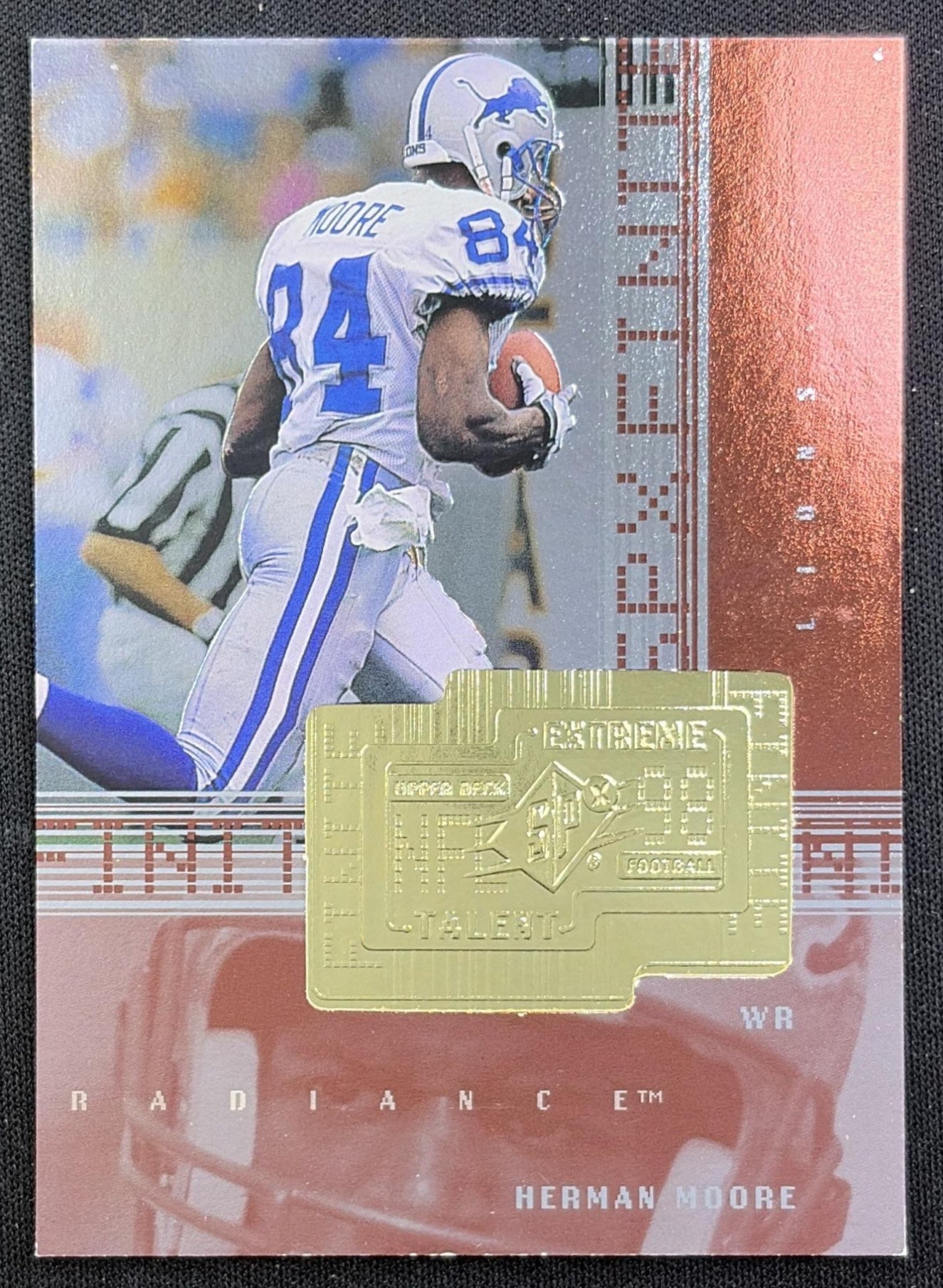 Herman Moore 1998 SPx Finite Radiance /3600 Lions