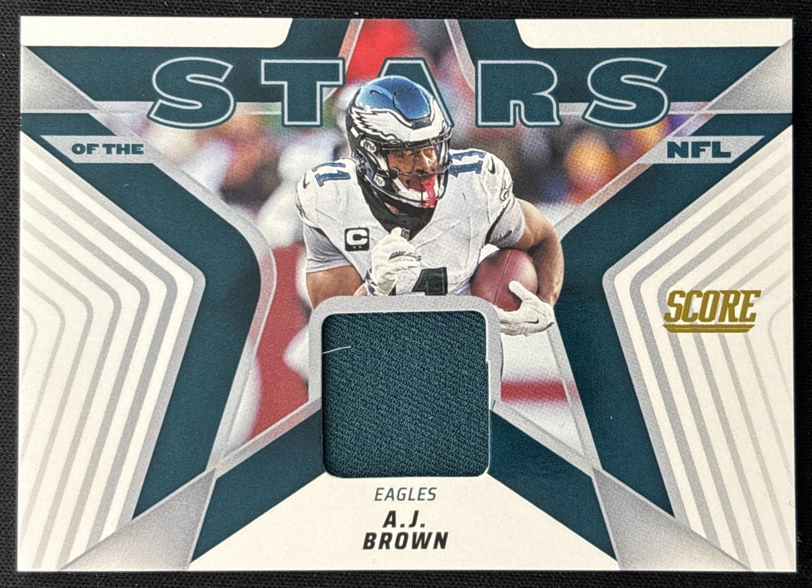 A.J. Brown 2025 Panini Score Stars of the NFL Jersey Eagles Sports Trading Cards