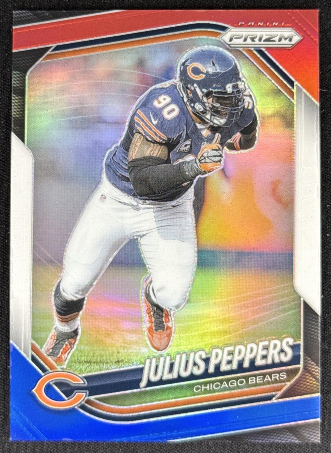 Julius Peppers 2025 Panini Prizm Red White & Blue Bears Sports Trading Card