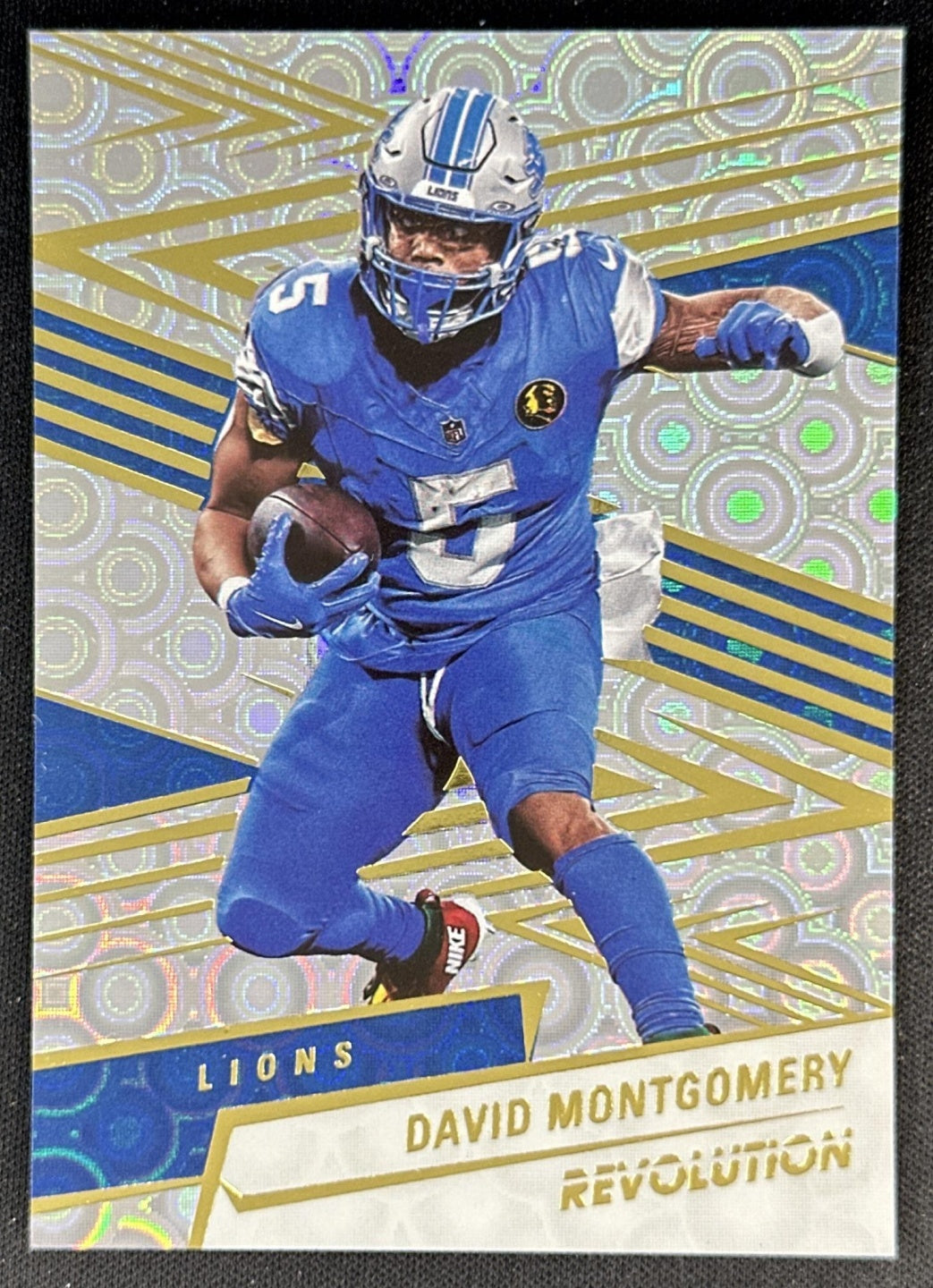 David Montgomery 2025 Panini Revolution Groove Lions
