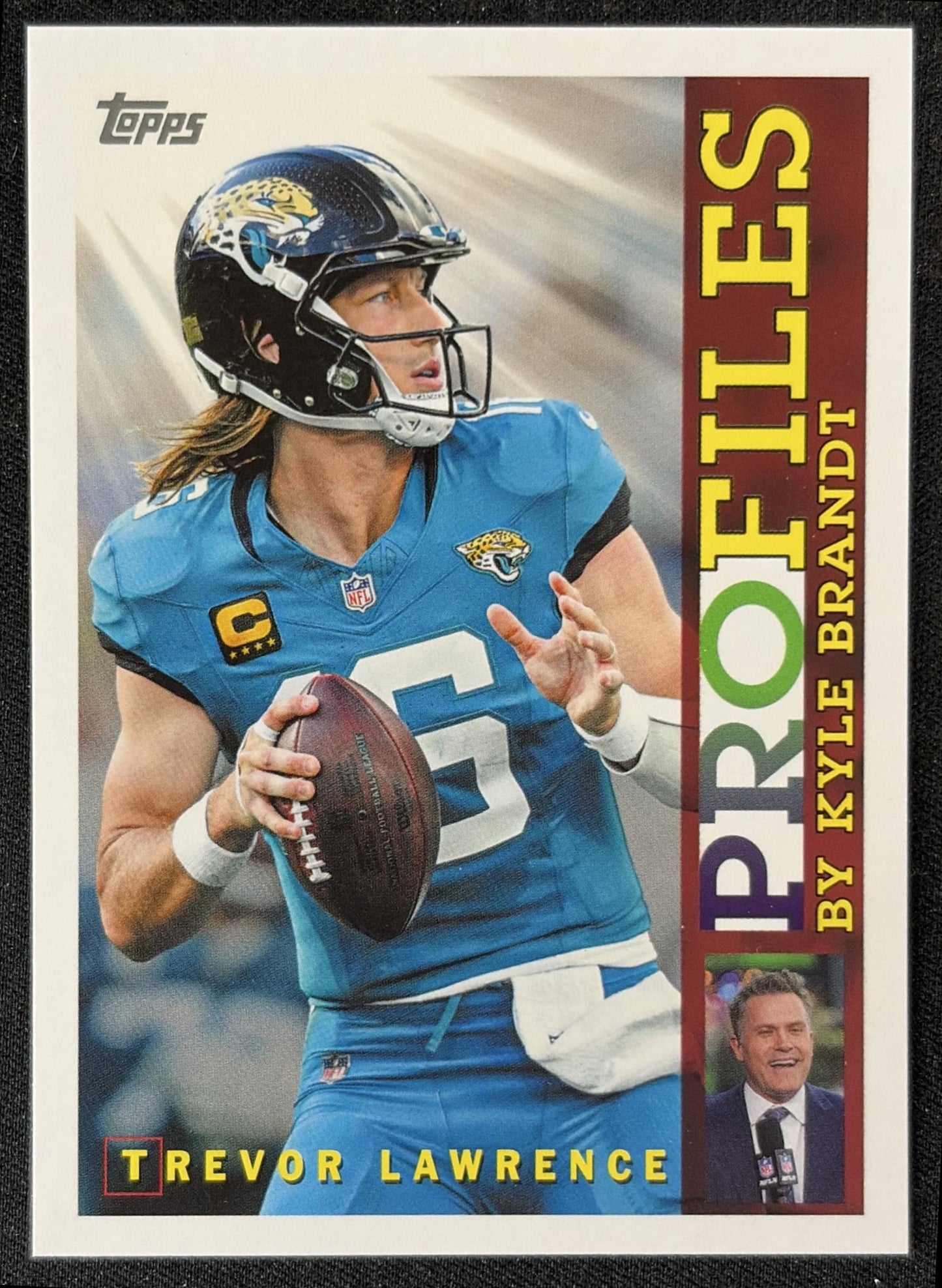 Trevor Lawrence 2026 Topps Profiles Jaguars front