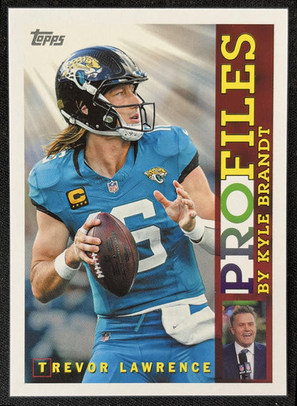 Trevor Lawrence 2026 Topps Profiles Jaguars front