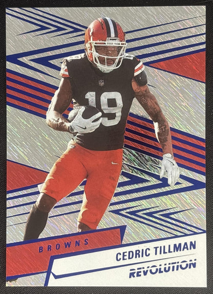 Cedric Tillman 2025 Panini Revolution Blue Storm /549 Browns Cleveland Browns Default Title Sports Trading Cards