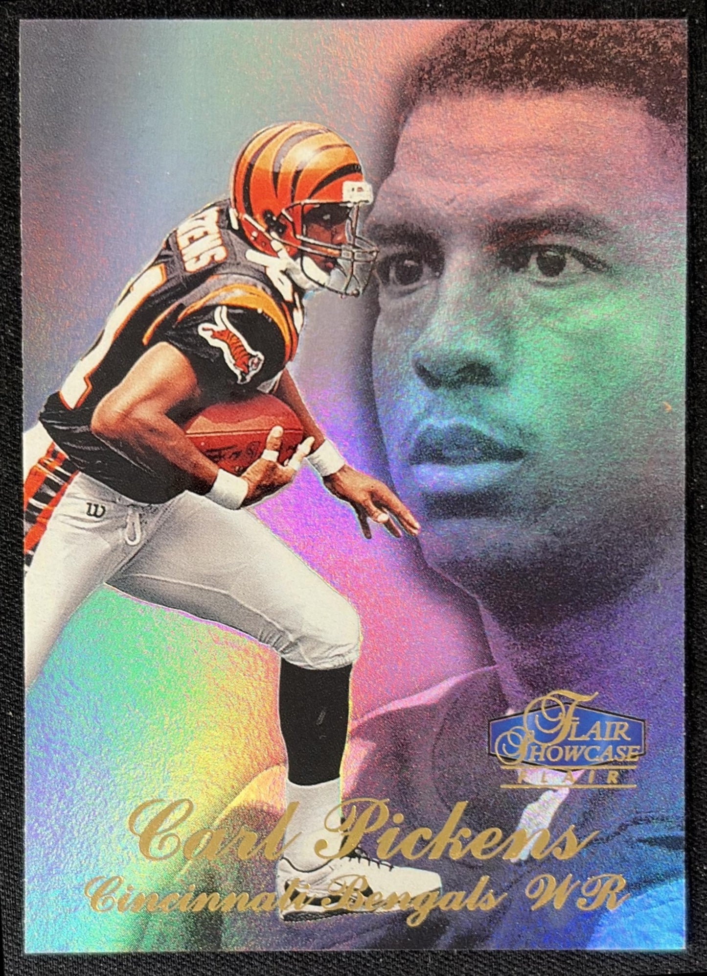 Carl Pickens 1998 Fleer Flair Showcase Row 3 Bengals
