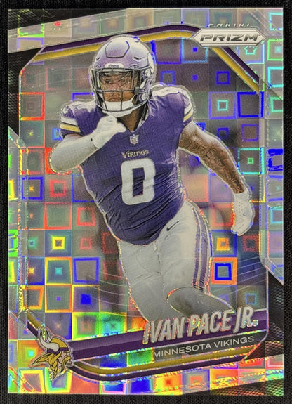 Ivan Pace Jr. 2025 Panini Prizm Pandora /400 Vikings front