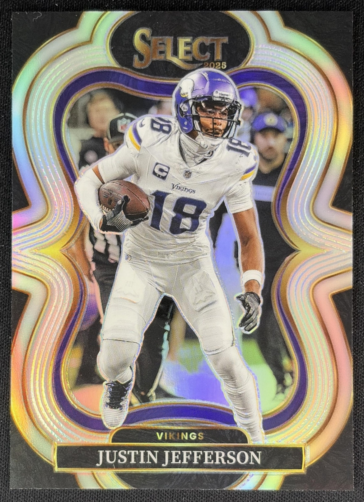 Justin Jefferson 2025 Panini Select Suite Level Silver Prizm Vikings Sports Trading Cards