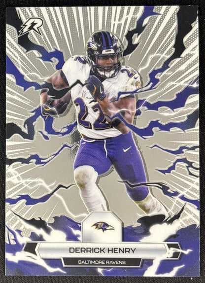 Derrick Henry 2025 Topps Resurgence Ravens Baltimore Ravens front