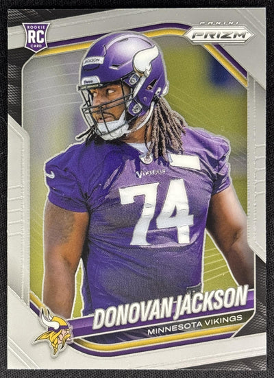 Donovan Jackson 2025 Panini Prizm Vikings Sports Trading Card
