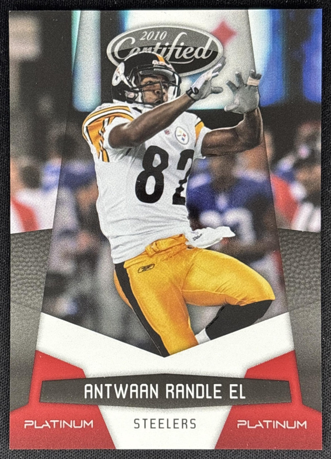 Antwaan Randle El 2010 Panini Certified Platinum Red /999 Steelers front