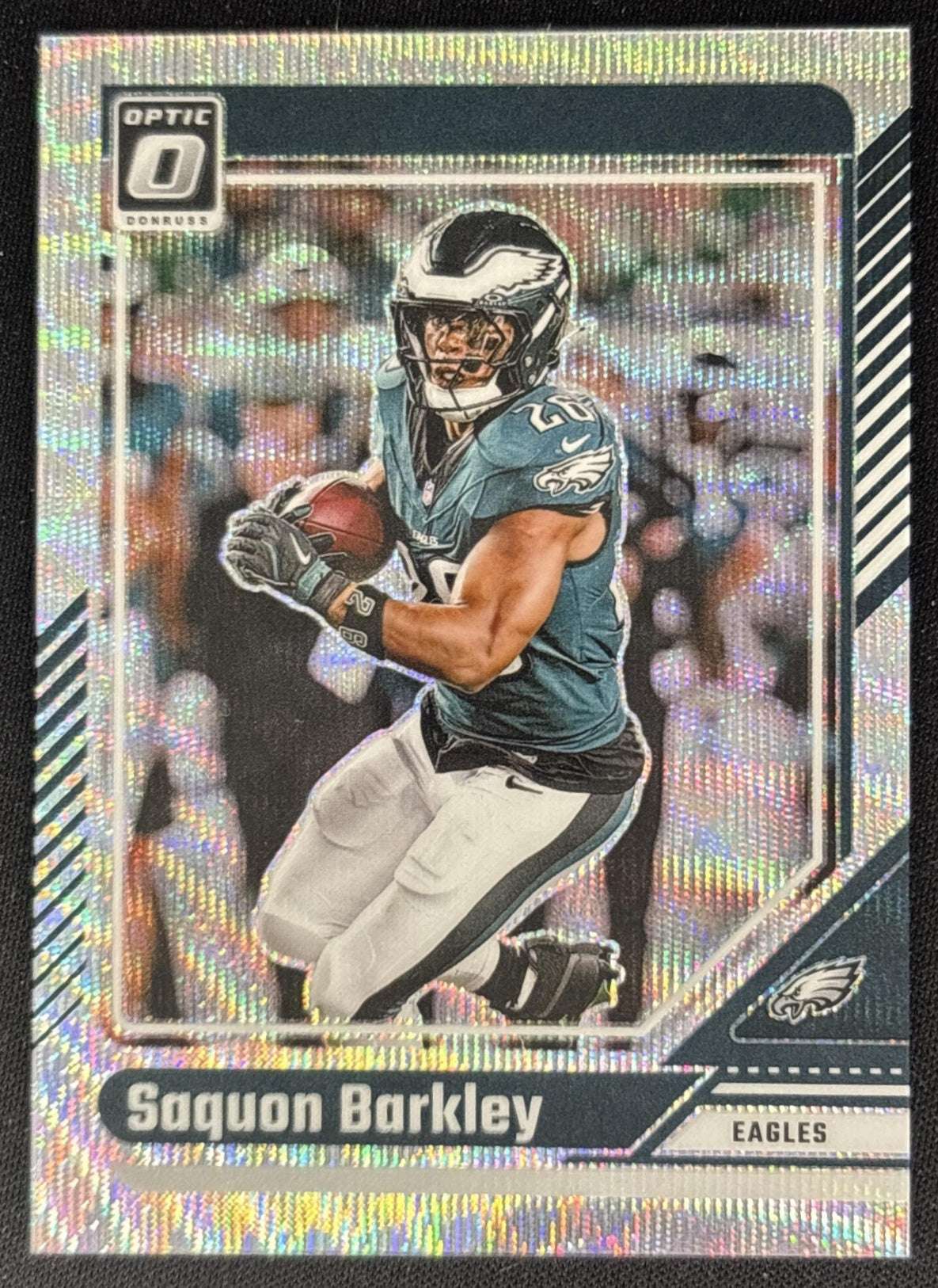 Saquon Barkley 2023 Panini Donruss Optic Wave Prizm /300 Giants