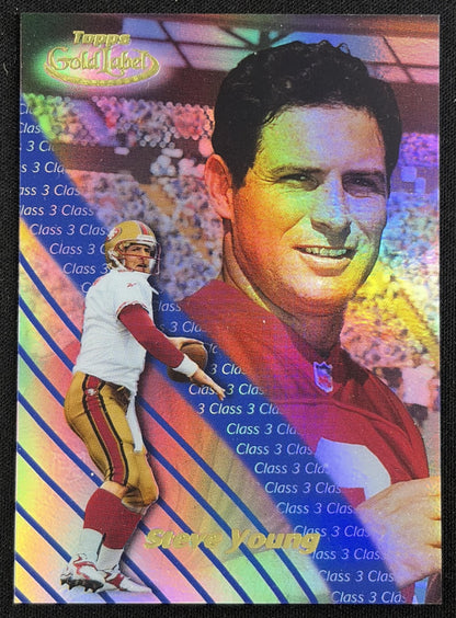 Steve Young 2000 Topps Gold Label Class 3 49ers - Front