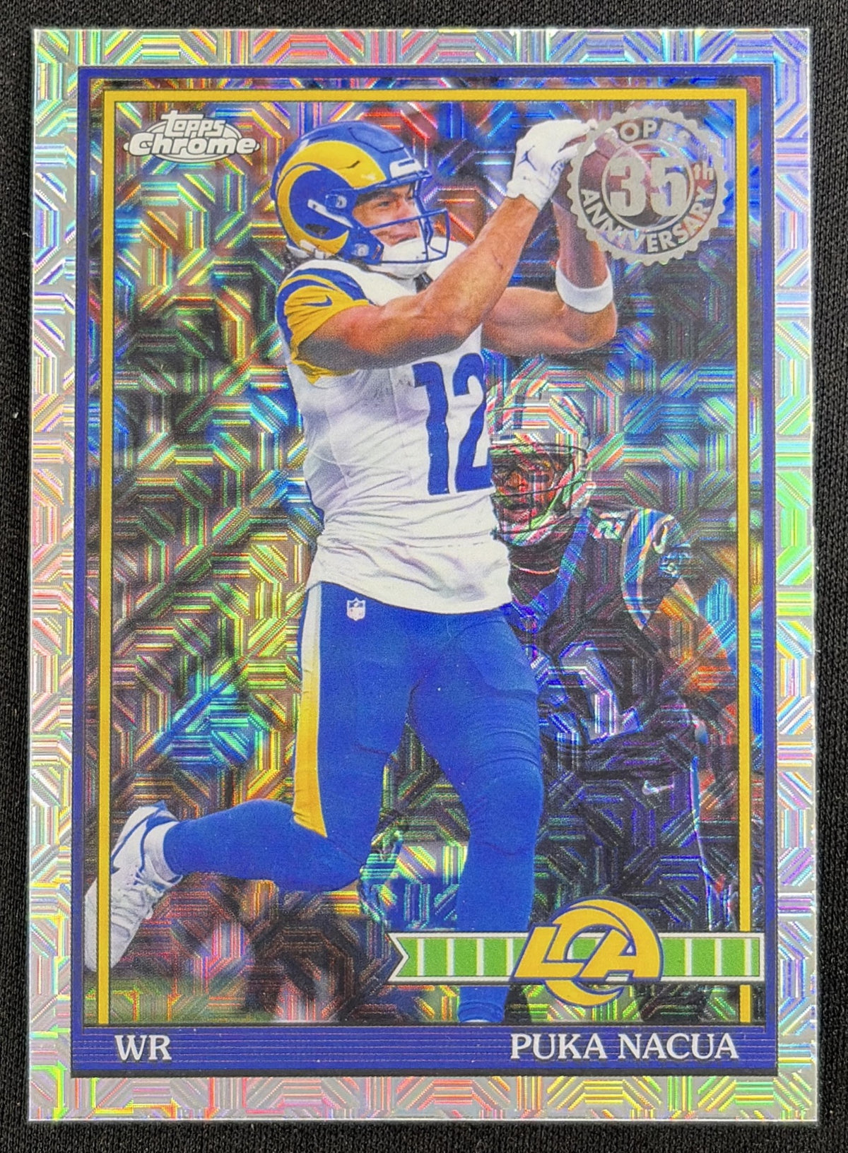Puka Nacua 2026 Topps 1991 Chrome Mojo Refractor Rams