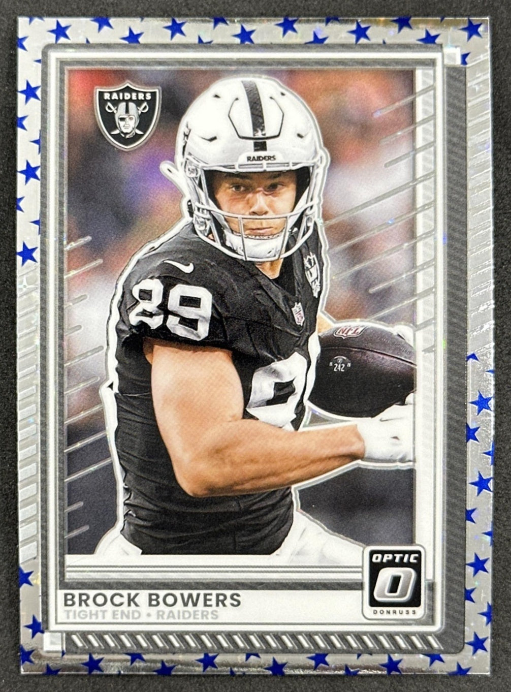 Brock Bowers 2025 Panini Donruss Optic Stars Prizm Raiders Default Title Sports Trading Cards