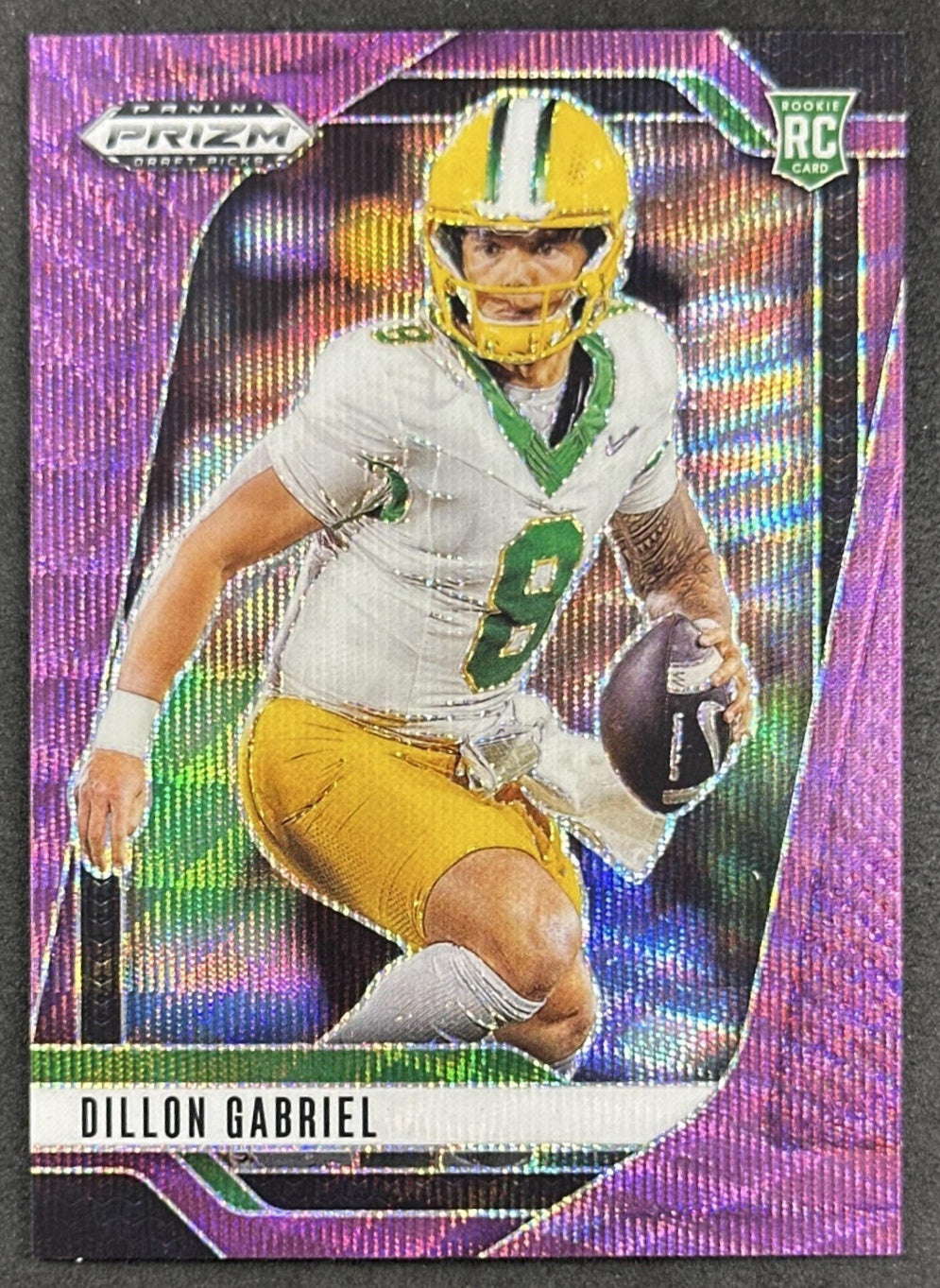 Dillon Gabriel 2025 Panini Prizm Draft Picks Purple Wave Ducks Browns