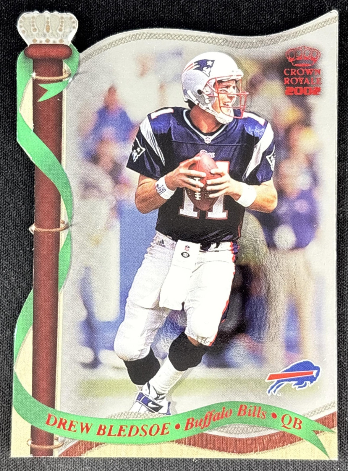 Drew Bledsoe 2002 Pacific Crown Royale Red /525 Bills front