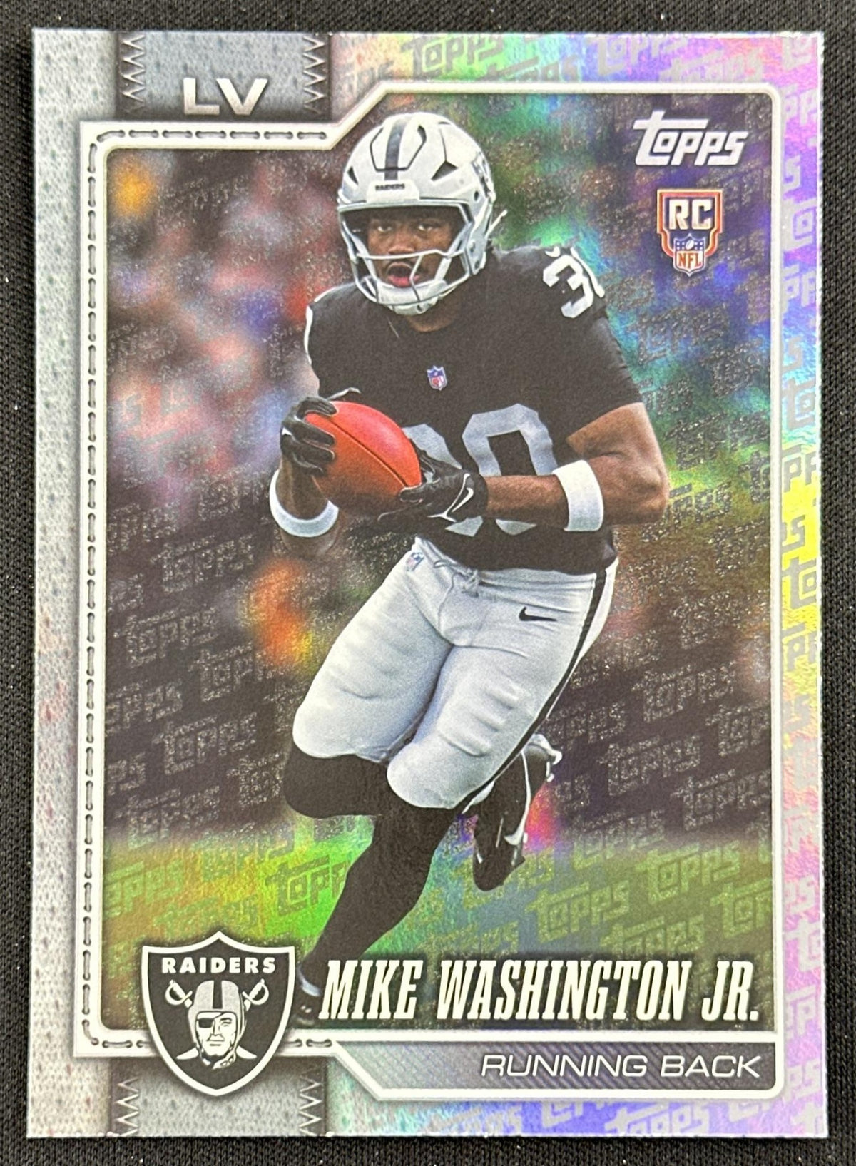 Mike Washington Jr. 2026 Topps Flagship Fanatics Foil Raiders