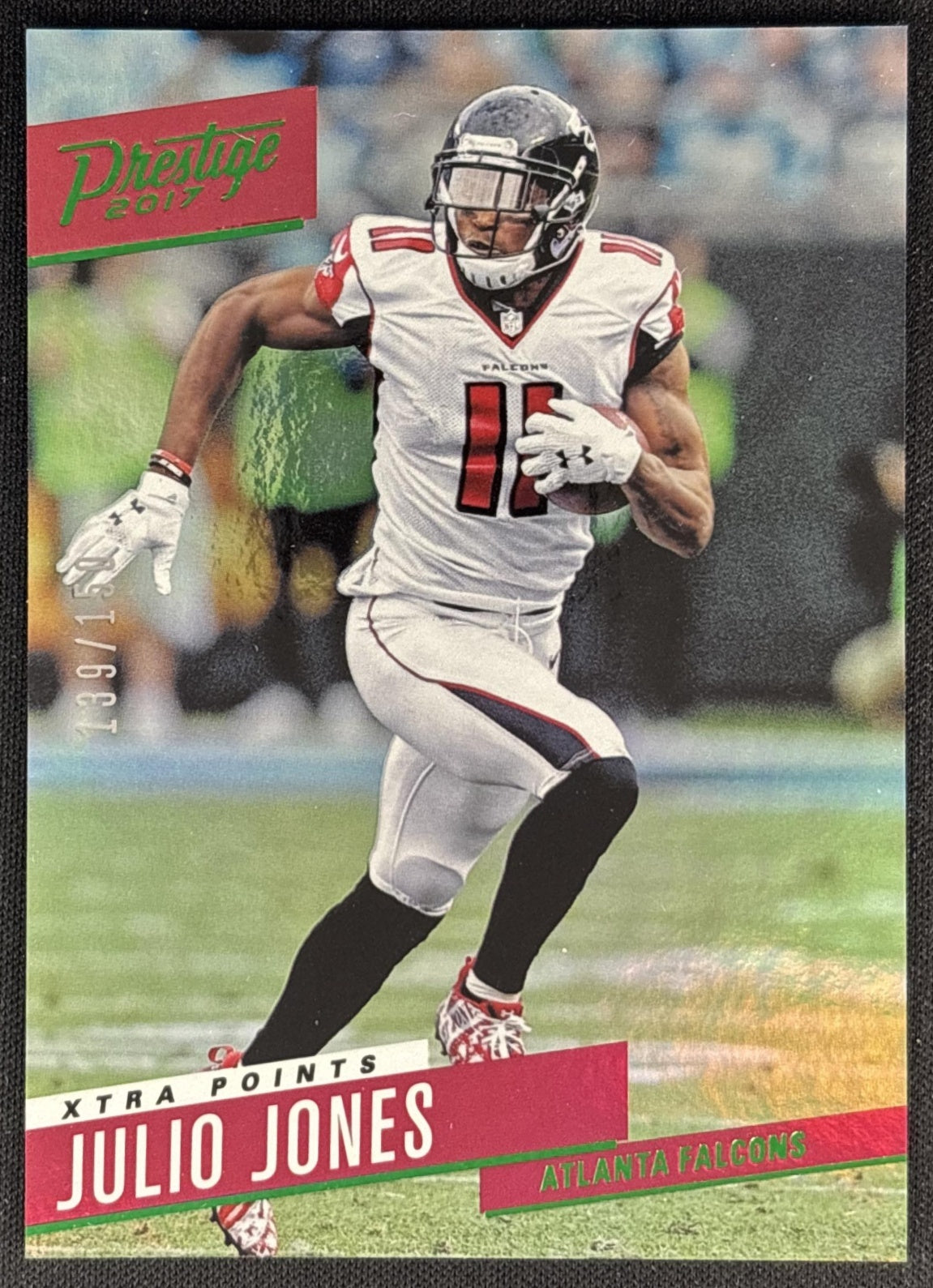 Julio Jones 2017 Panini Prestige Xtra Points Green /150 Falcons