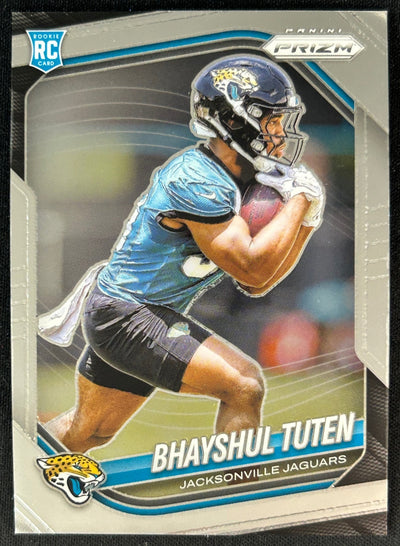 Bhayshul Tuten 2025 Prizm Rookie Jaguars Sports Trading Cards