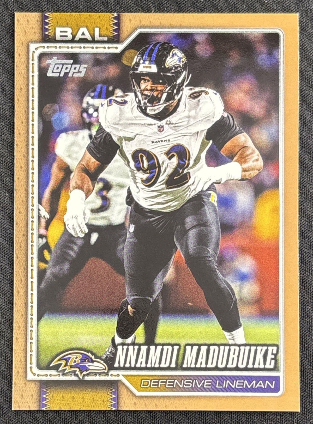 Nnamdi Madubuike 2026 Topps Gold /2026 Ravens