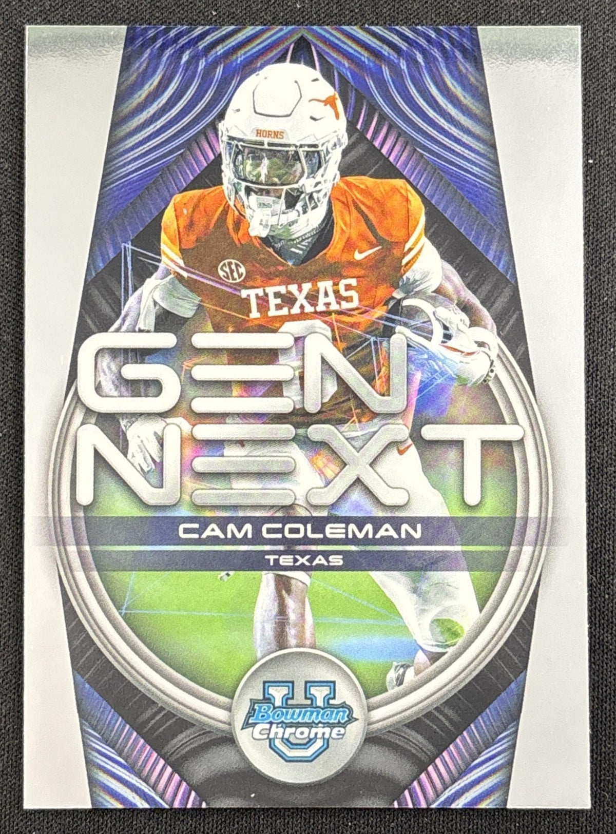 Cam Coleman 2026 Bowman Gen Next Longhorns