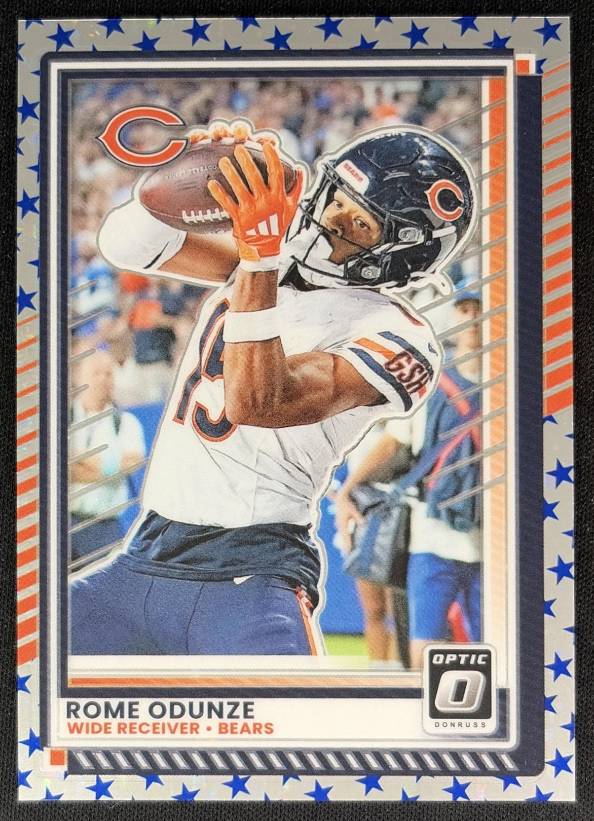 Rome Odunze 2025 Panini Donruss Optic Stars Prizm Bears