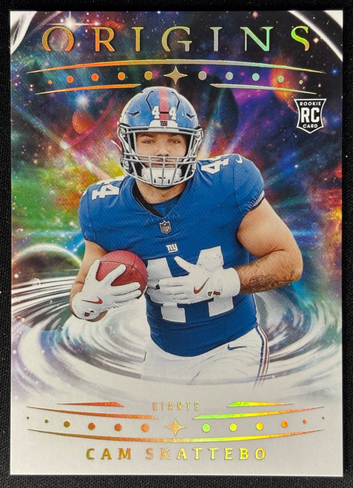Cam Skattebo 2025 Origins Rookie Giants Sports Trading Card