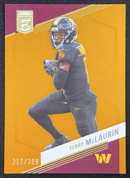 Terry McLaurin 2023 Panini Donruss Elite Orange /399 Commanders
