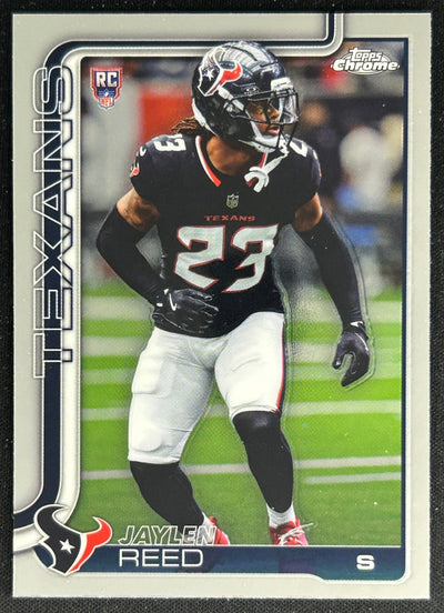 Jaylen Reed 2025 Topps Chrome Rookie Texans Sports Trading Cards