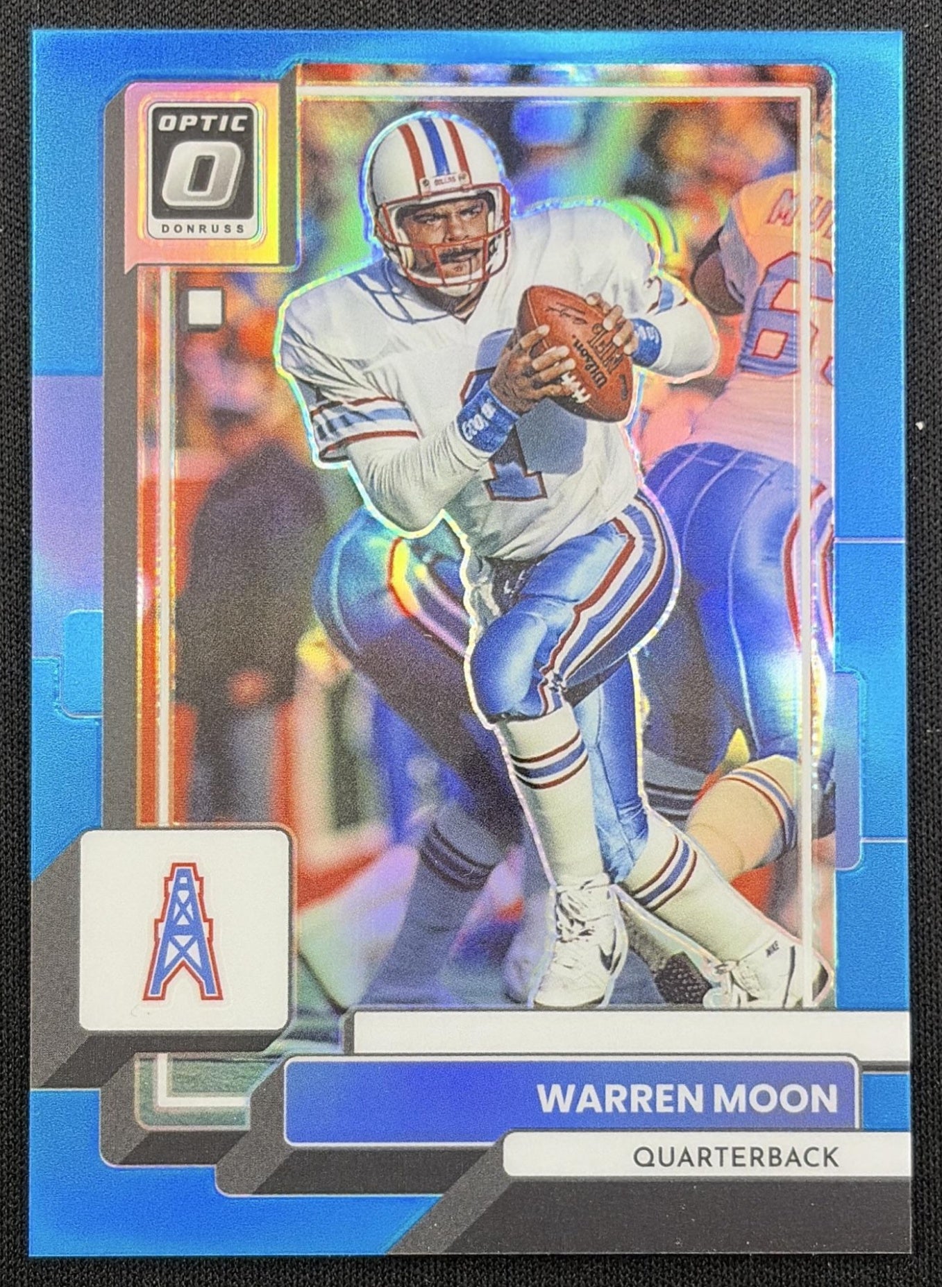 Warren Moon 2022 Panini Donruss Optic Aqua /299